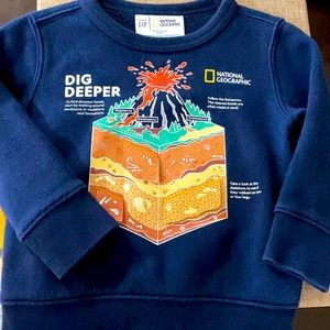 Baby Gap- National Geographic CrewNeck Sweatshirt